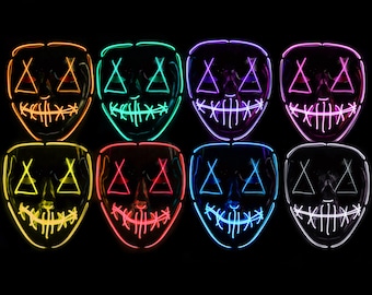 Light up purge mask